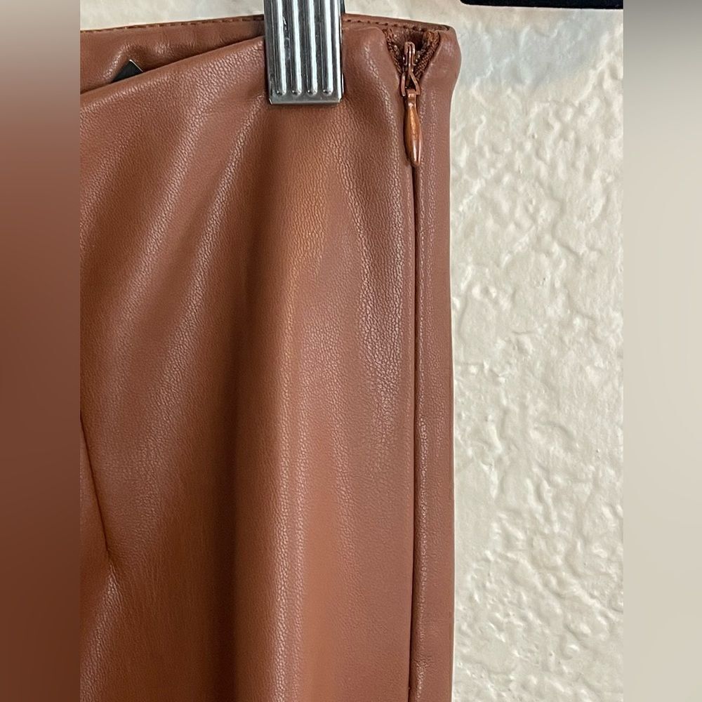 Anthropologie x Sachin & Babi Meagan Vegan legging pants in cognac.  NWT  size 0 - Picture 9 of 12